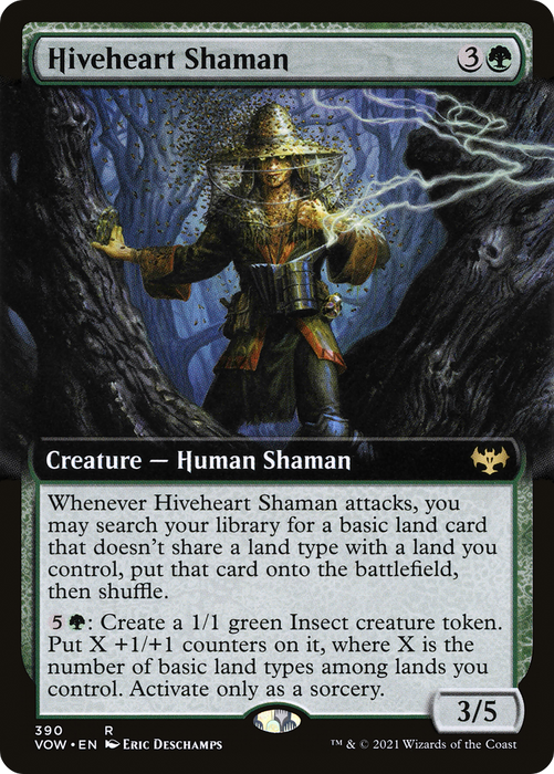 Hiveheart Shaman (VOW-390) - rare: (Extended Art)