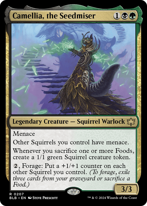 Camellia, the Seedmiser (BLB-207) - rare - Foil