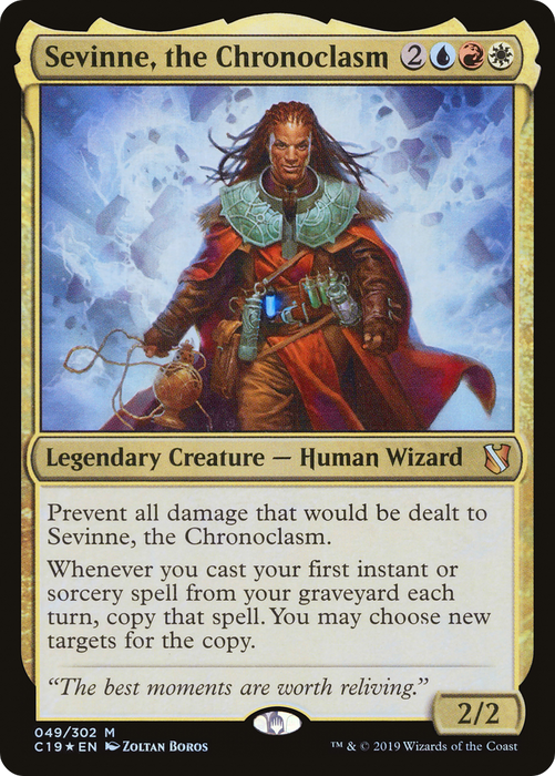 Sevinne, the Chronoclasm (C19-049) - mythic - Foil