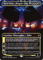 Nicol Bolas, Dragon-God (MEDIA-207) - mythic (Borderless)