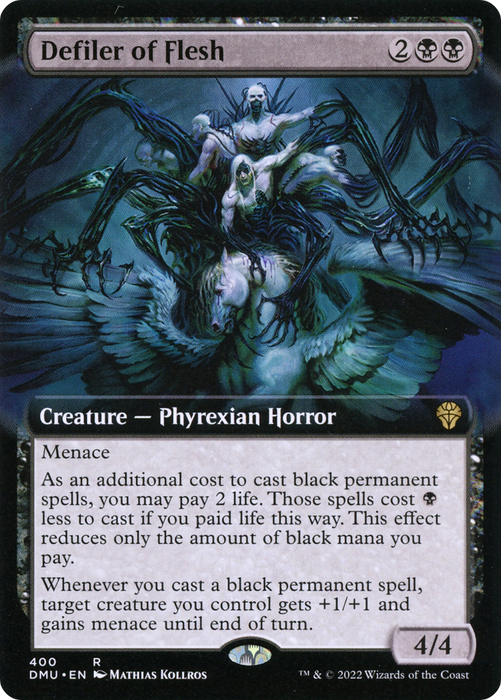Defiler of Flesh (DMU-400) - rare: (Extended Art)