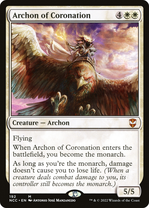 Archon of Coronation (NCC-192) - mythic