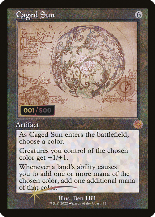 Caged Sun (BRR-72Z) - mythic - Foil