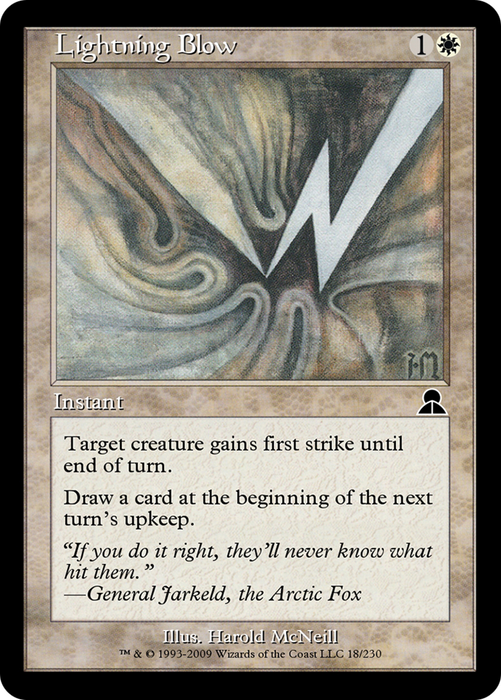 Lightning Blow (ME3-018) - common - Foil