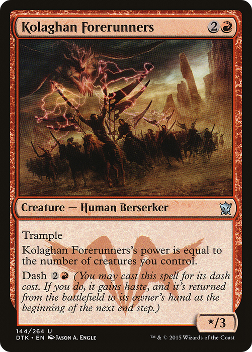 Kolaghan Forerunners (DTK-144) - uncommon - Foil