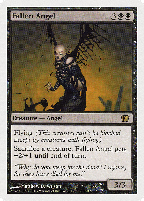 Fallen Angel (8ED-133) - rare