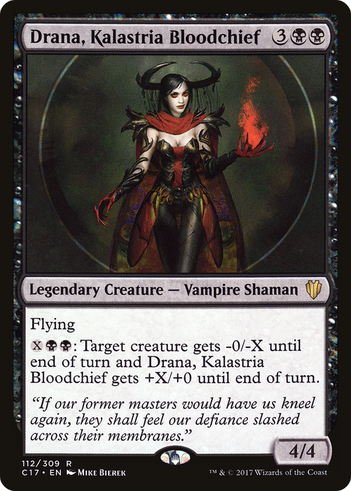 Drana, Kalastria Bloodchief (C17-112) - rare