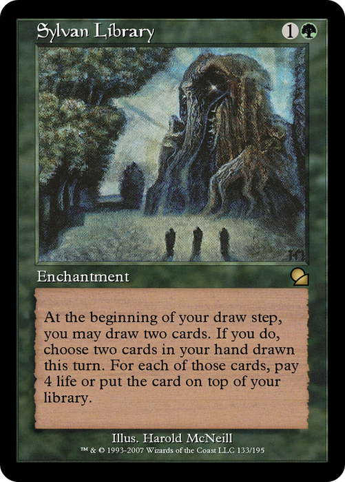 Sylvan Library (ME1-133) - rare - Foil