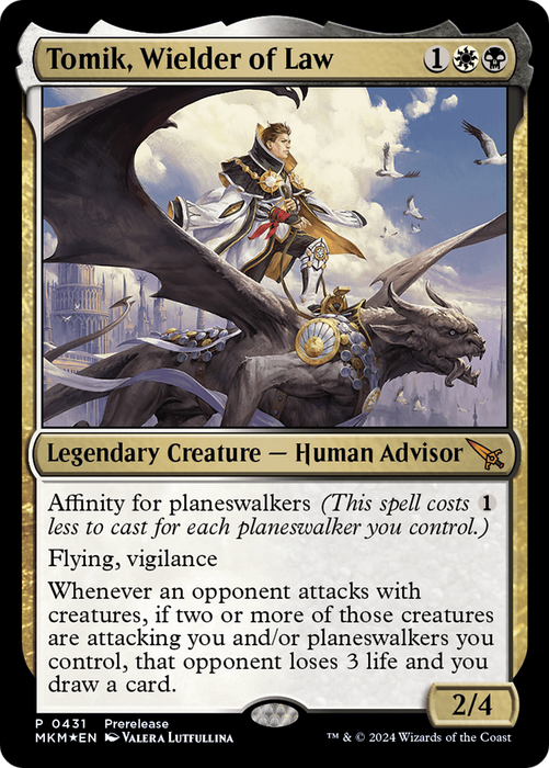 Tomik, Wielder of Law (PRE-431) - mythic - Foil