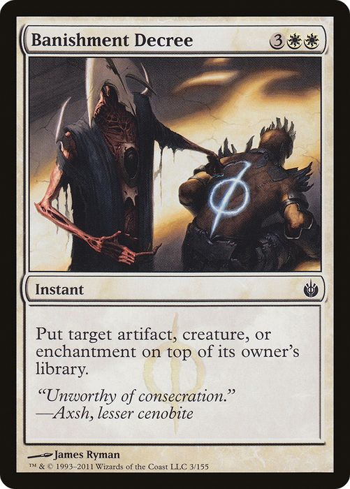 Banishment Decree (MBS-003) - common - Foil