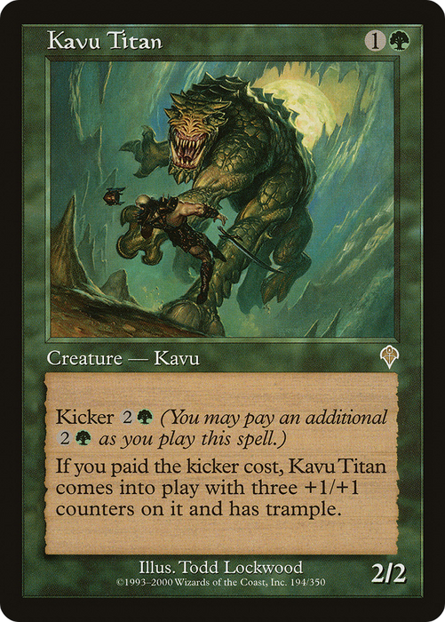 Kavu Titan (INV-194) - rare - Foil