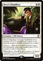 Boss's Chauffeur (PPSNC-13P) - rare - Foil