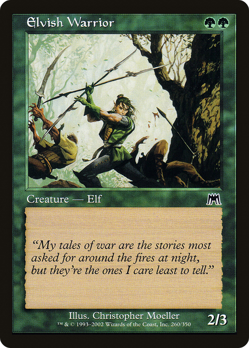 Elvish Warrior (ONS-260) - common