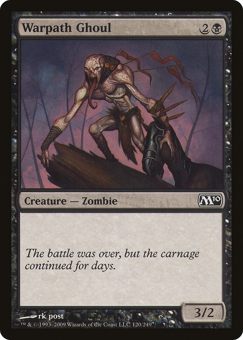 Warpath Ghoul (M10-120) - common - Foil
