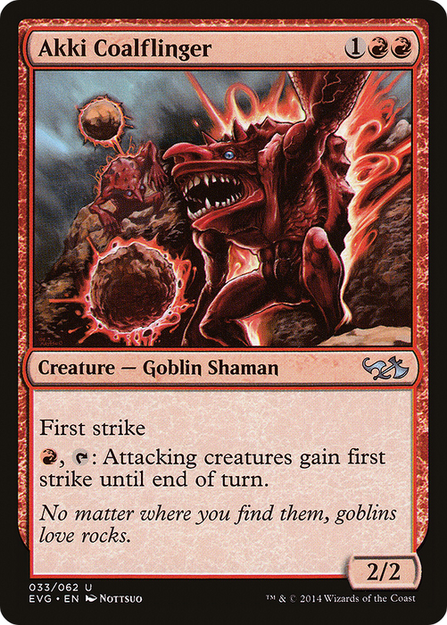 Akki Coalflinger (DD3-033) - uncommon