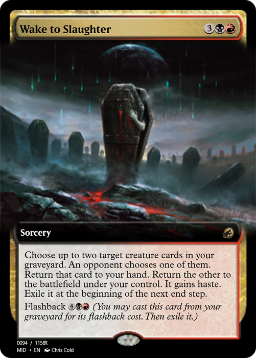 Wake to Slaughter (PRM-94068) - rare - Foil