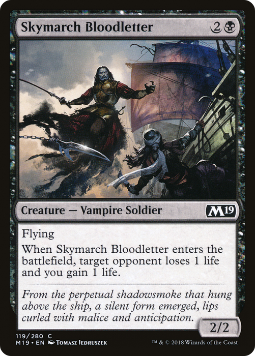 Skymarch Bloodletter (M19-119) - common - Foil