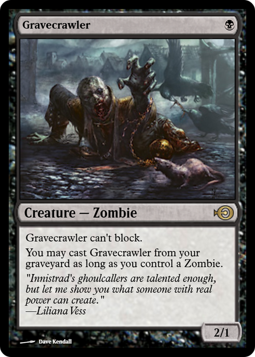 Gravecrawler (PRM-43517) - rare - Foil