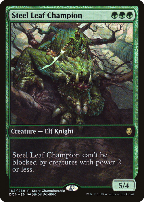 Steel Leaf Champion (GAME-182) - rare - Foil
