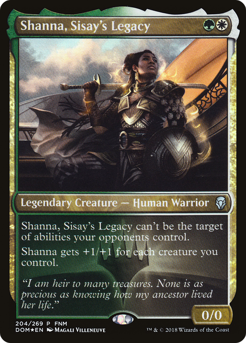 Shanna, Sisay's Legacy (FNM-204) - uncommon - Foil