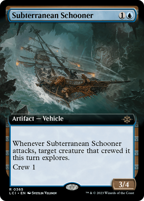 Subterranean Schooner (LCI-365) - rare: (Extended Art) - Foil