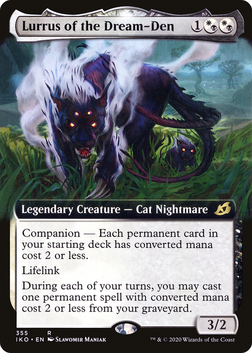Lurrus of the Dream-Den (IKO-355) - rare: (companion, Extended Art)