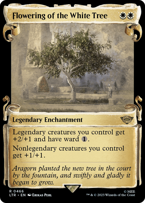Flowering of the White Tree (LTR-466) - rare: (Showcase) - Foil