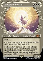 Gandalf the White (LTR-305) - mythic: (Showcase) (Borderless) - Foil