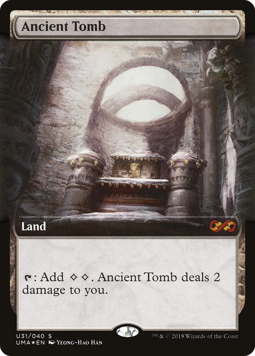 Ancient Tomb (UMA:BT-U31) - mythic: (Extended Art) - Foil