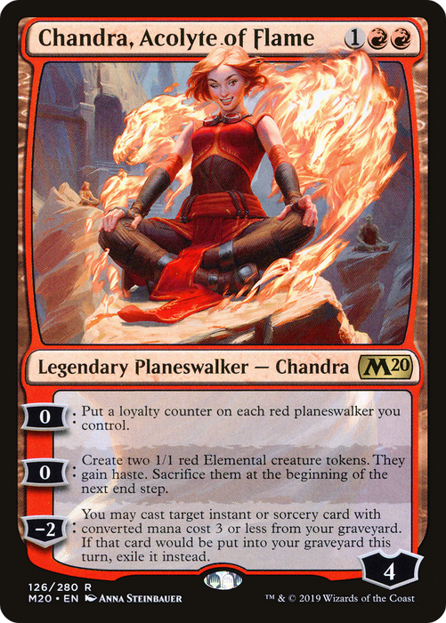 Chandra, Acolyte of Flame (M20-126) - rare