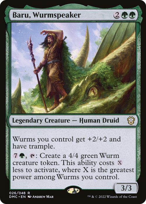 Baru, Wurmspeaker (DMC-026) - rare - Foil