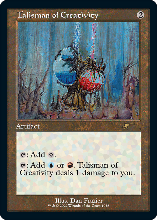 Talisman of Creativity (SLD-1058) - rare - Etched Foil