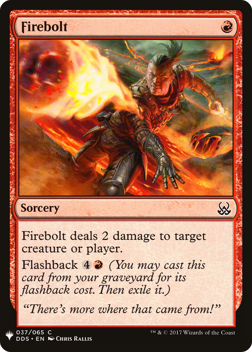Firebolt (LIST-DDS-37) - common