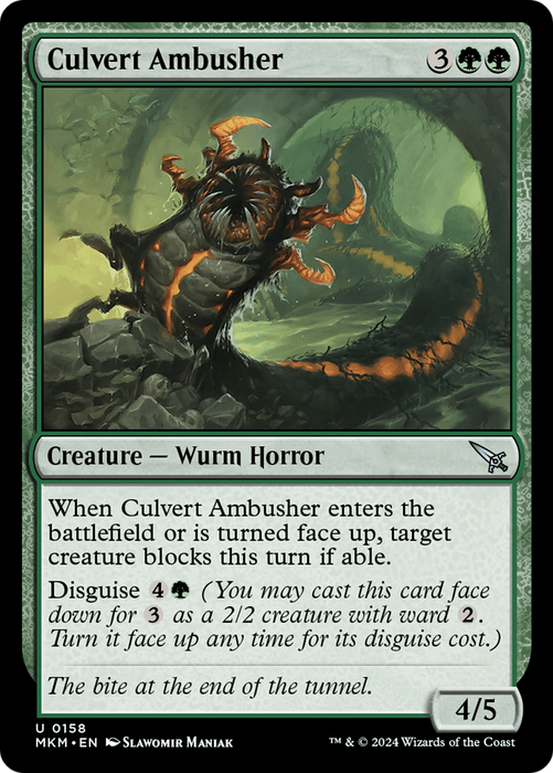 Culvert Ambusher (MKM-158) - uncommon - Foil