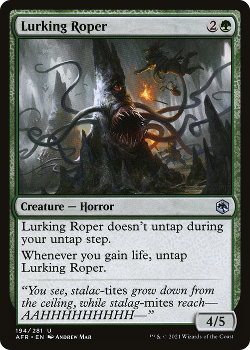 Lurking Roper (AFR-194) - uncommon - Foil