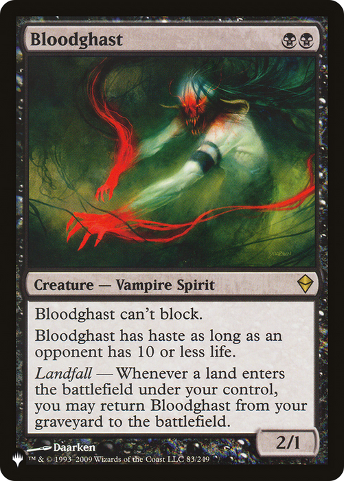 Bloodghast (LIST-ZEN-83) - rare