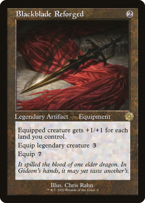 Blackblade Reforged (BRR-006) - rare - Foil