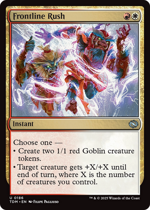Frontline Rush (TDM-186) - uncommon - Foil