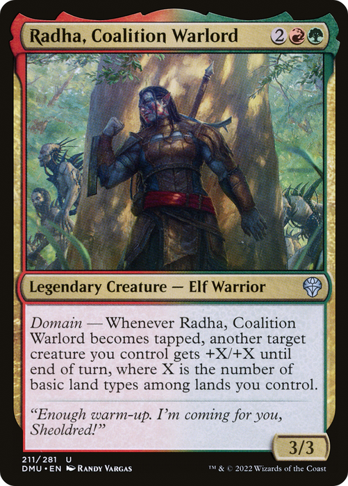 Radha, Coalition Warlord (DMU-211) - uncommon - Foil