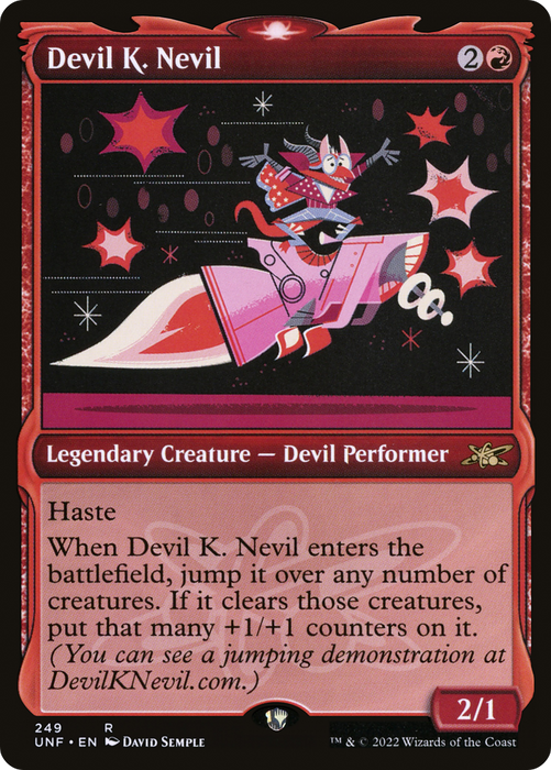 Devil K. Nevil (UNF-249) - rare: (Showcase) - Foil