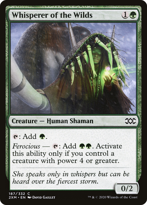 Whisperer of the Wilds (2XM-187) - common - Foil