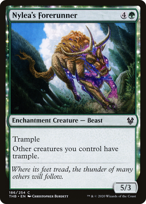 Nylea's Forerunner (THB-186) - common: (enchantment)