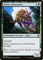 Nylea's Forerunner (THB-186) - common: (enchantment) - Foil