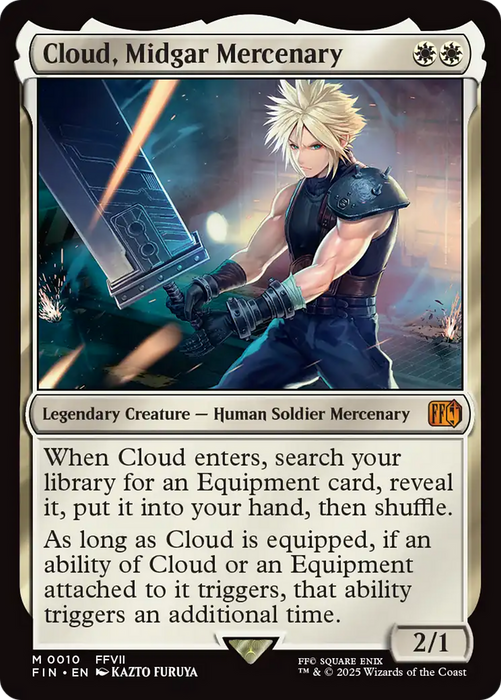 Cloud, Midgar Mercenary (FIN-010) - mythic