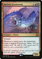 Sarinth Greatwurm (PPBRO-220P) - mythic
