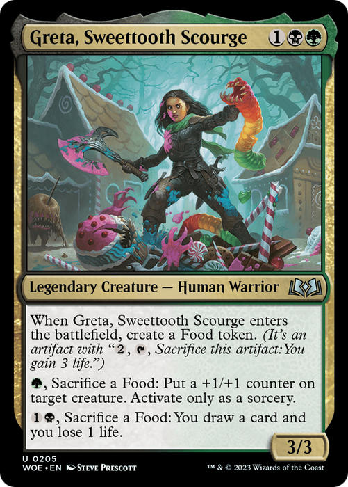 Greta, Sweettooth Scourge (WOE-205) - uncommon