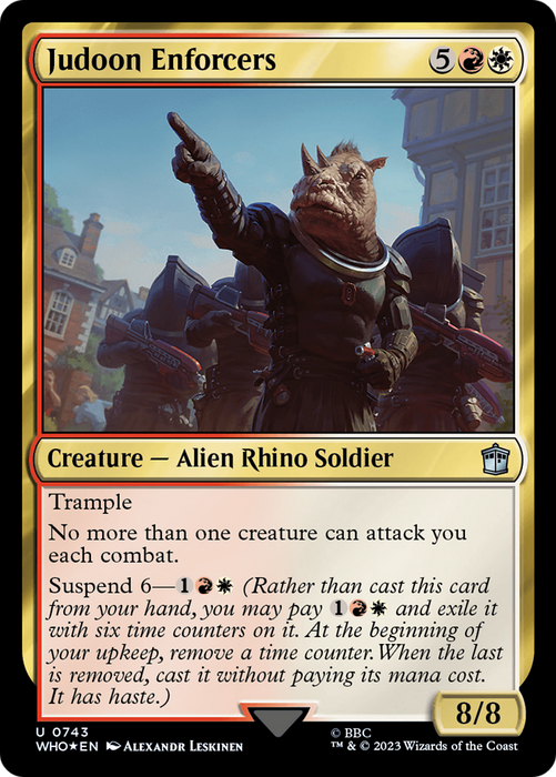Judoon Enforcers (WHO-743) - uncommon - Foil