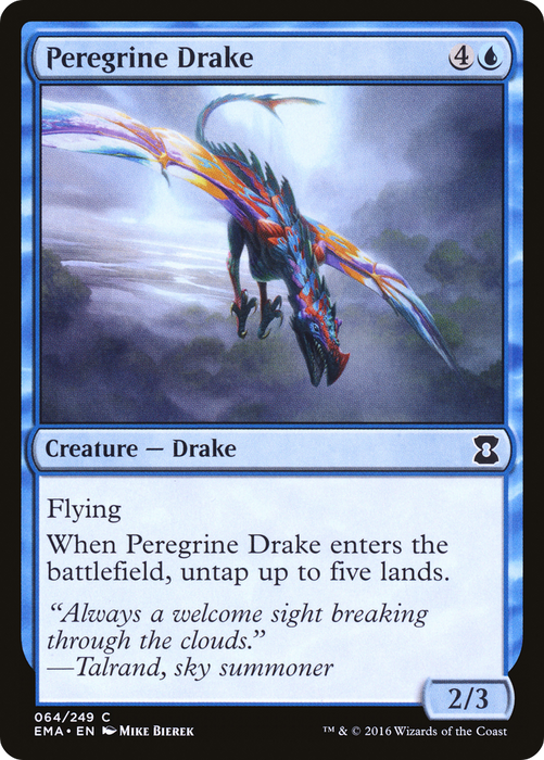 Peregrine Drake (EMA-064) - common - Foil