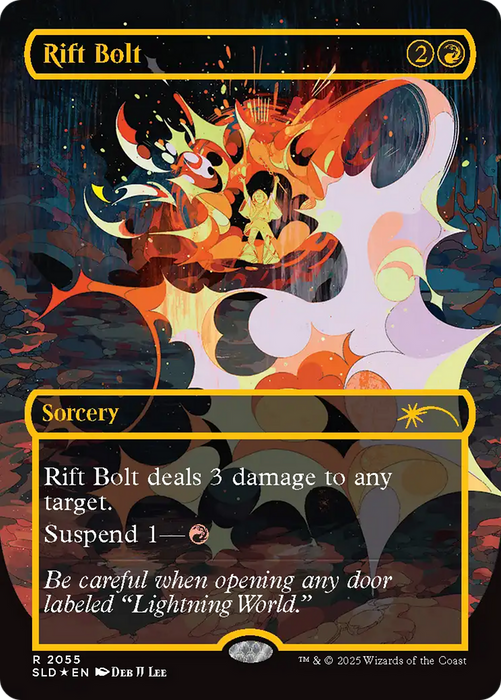 Rift Bolt (2055) (Raised Foil) (SLD-2055) - rare - Foil