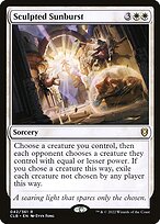 Sculpted Sunburst (CLB-042) - rare